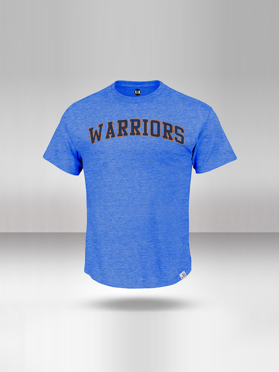NBA - Golden State Warriors Men Blue Printed Round Neck T-Shirt  (1)