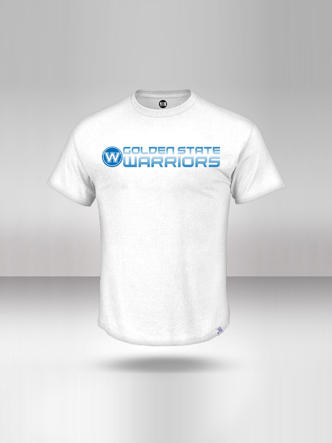 NBA - Golden State Warriors Men White Printed Round Neck T-Shirt  (1)