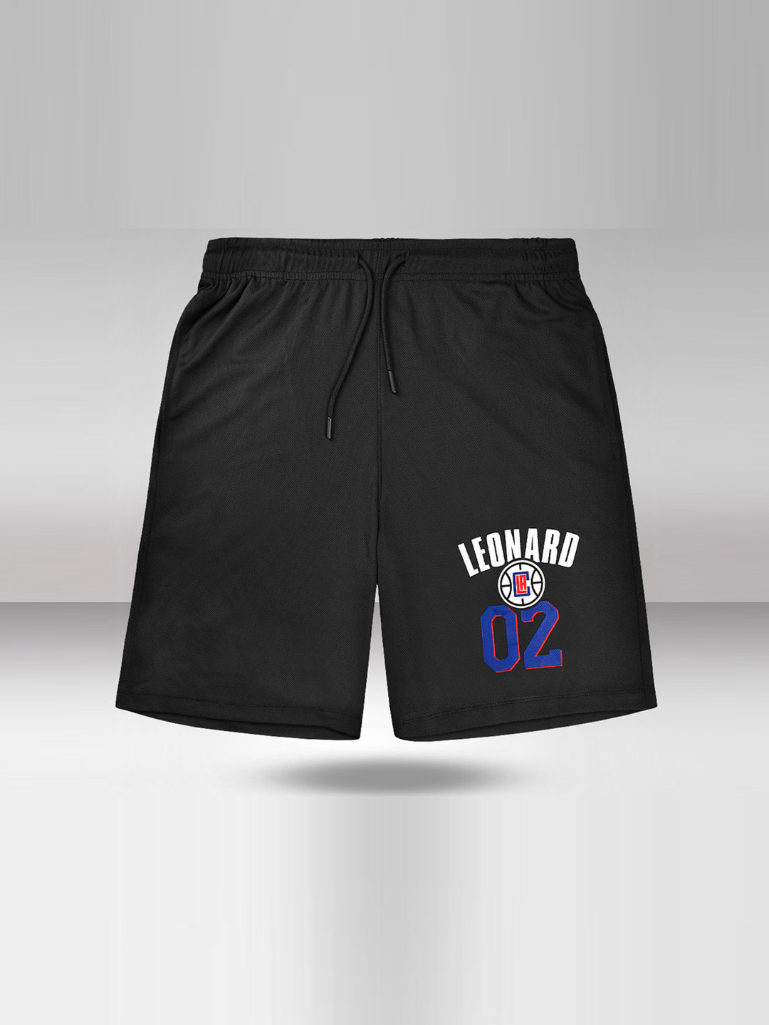 NBA - Los Angeles Clippers Men Black Kawhi Leonard Basketball Shorts (1)