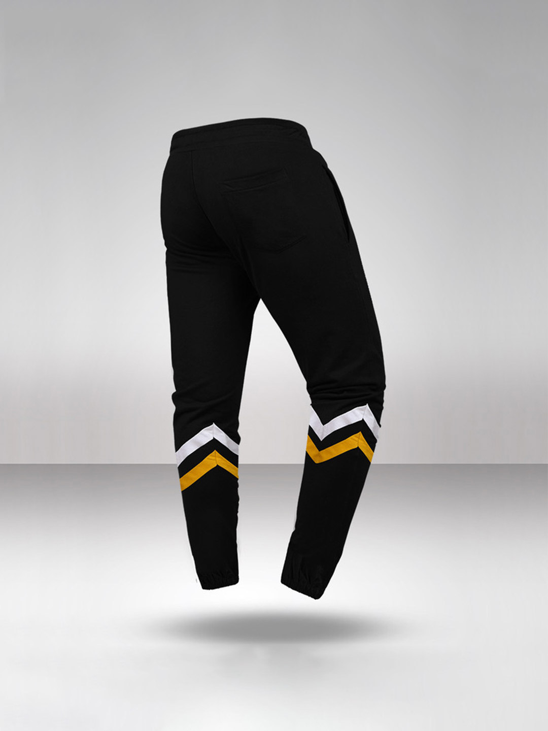 NBA Los Angeles Lakers: Contrast Stripe Joggers - Black (2)