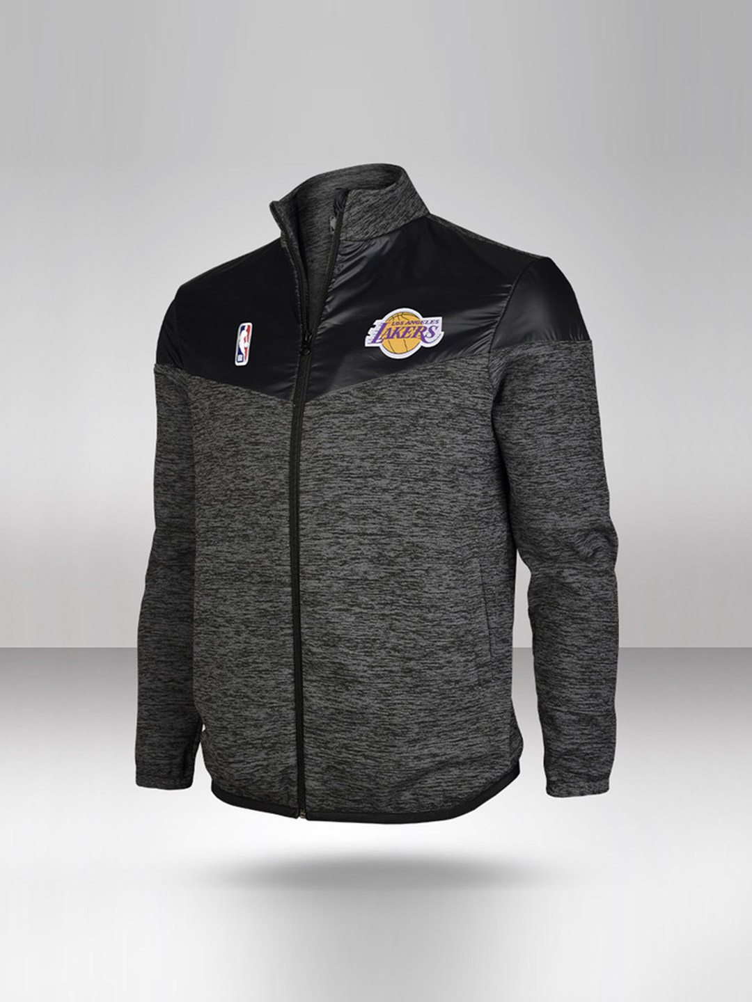NBA Los Angeles Lakers: Fan Jacket- Anthra Melange (1)