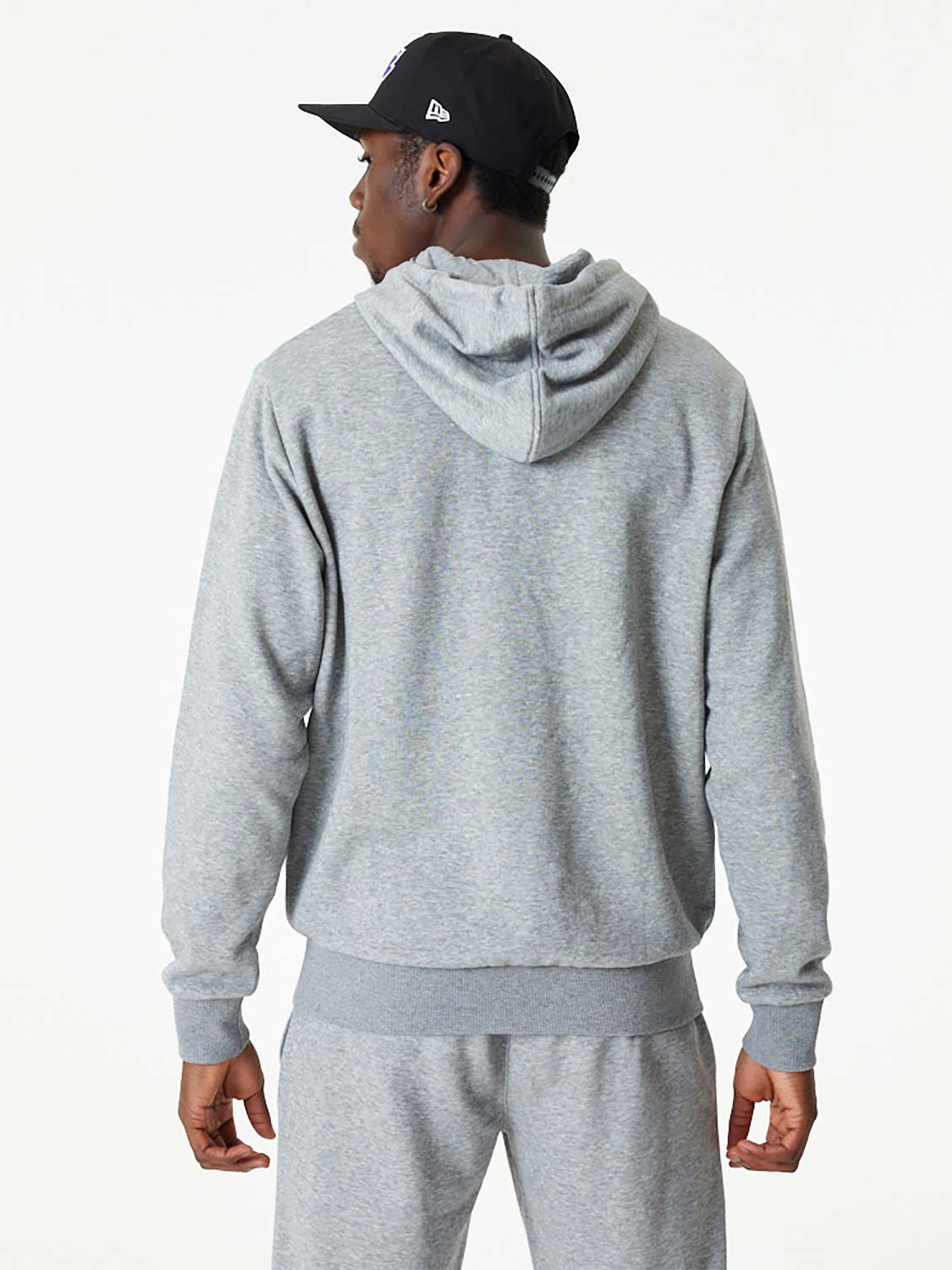 NBA - Los Angeles Lakers LA Lakers NBA Essentials Grey Full Zip Hoodie
 (2)