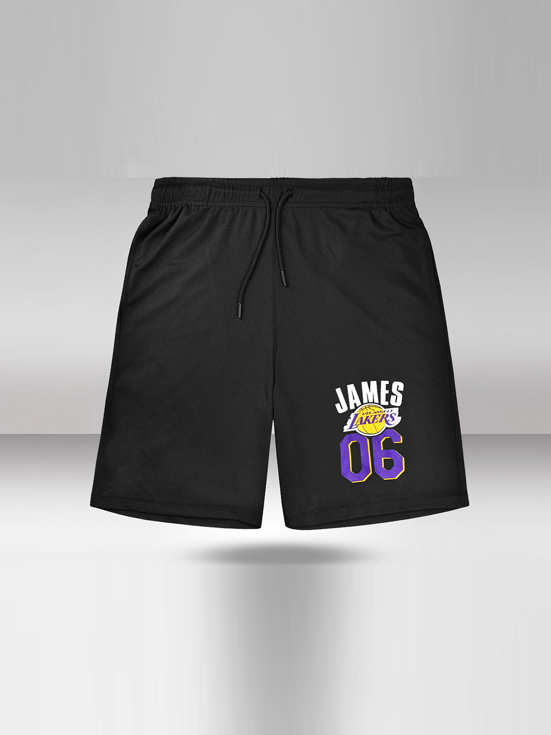 NBA - Los Angeles Lakers Men Black Lebron James Basketball Shorts  (1)