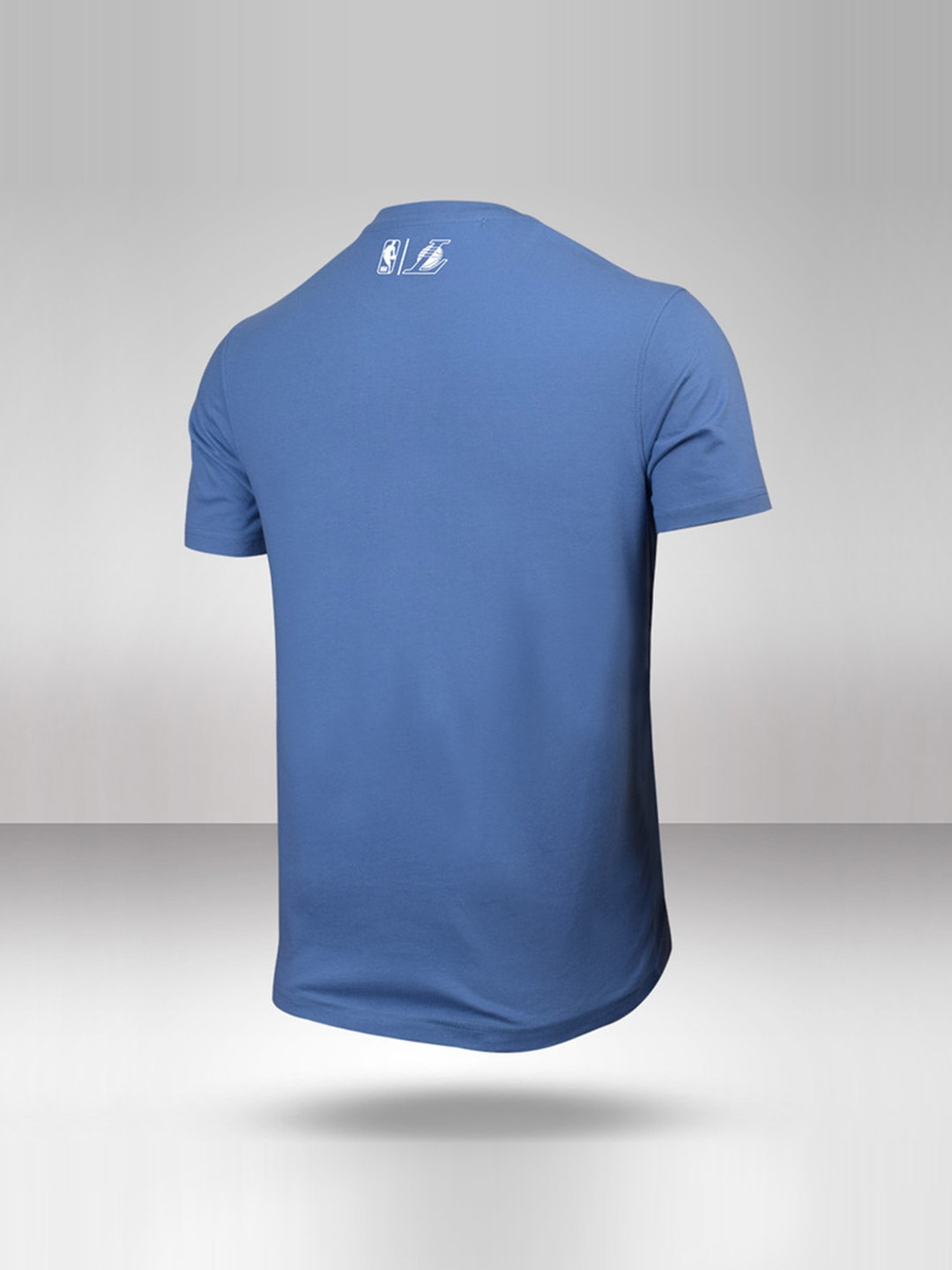 NBA - Los Angeles Lakers Men Light Blue Printed Round Neck T-shirt  (2)