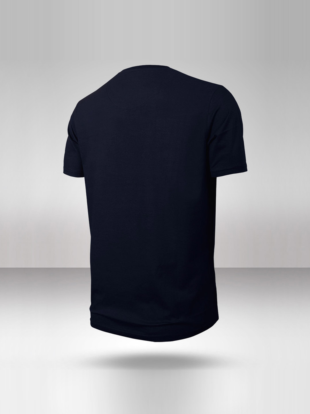 NBA Men Navy Blue and White Round Neck Printed T-Shirt (2)