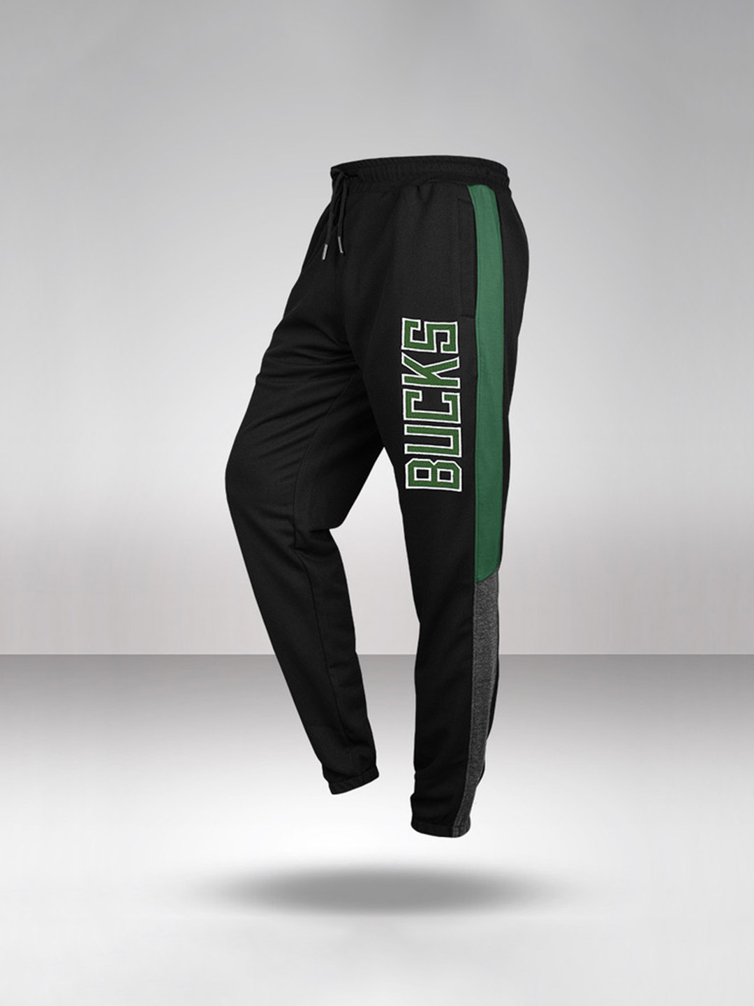 NBA Milwaukee Bucks: Classic Track Pants - Black (1)
