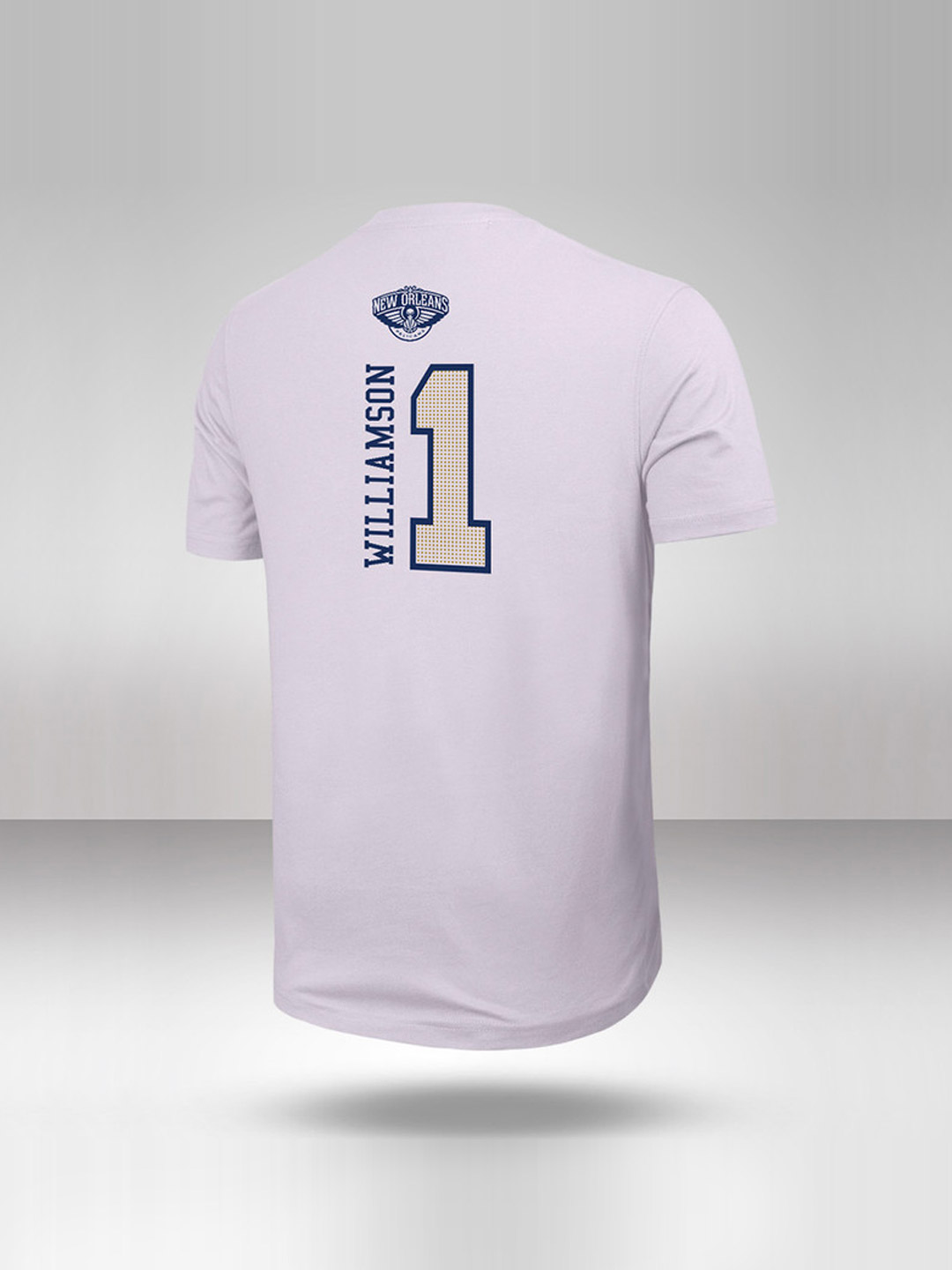 NBA - New Orleans Pelicans Men White Zion Williamson Printed Round Neck Classic T-Shirt  (2)