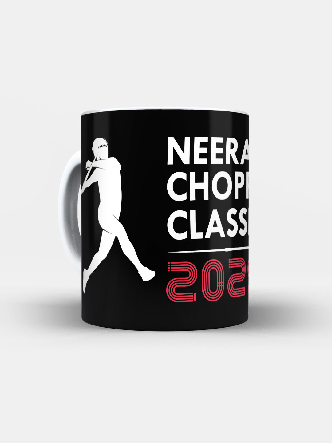 Neeraj Chopra Classic Ceramic Glossy Printed Mug, Microwave and Dishwasher Safe, Tea and Coffee Mug - 325 ml (Black) - P (3)