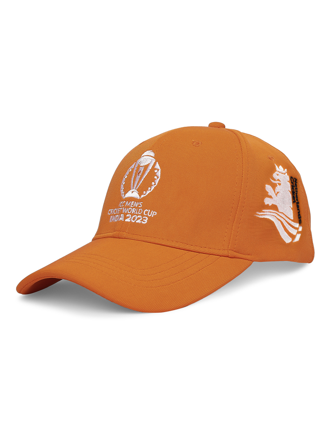 Netherlands Official ICC CWC-23 Men Orange Embroidered Team Netherlands Cricket Cap