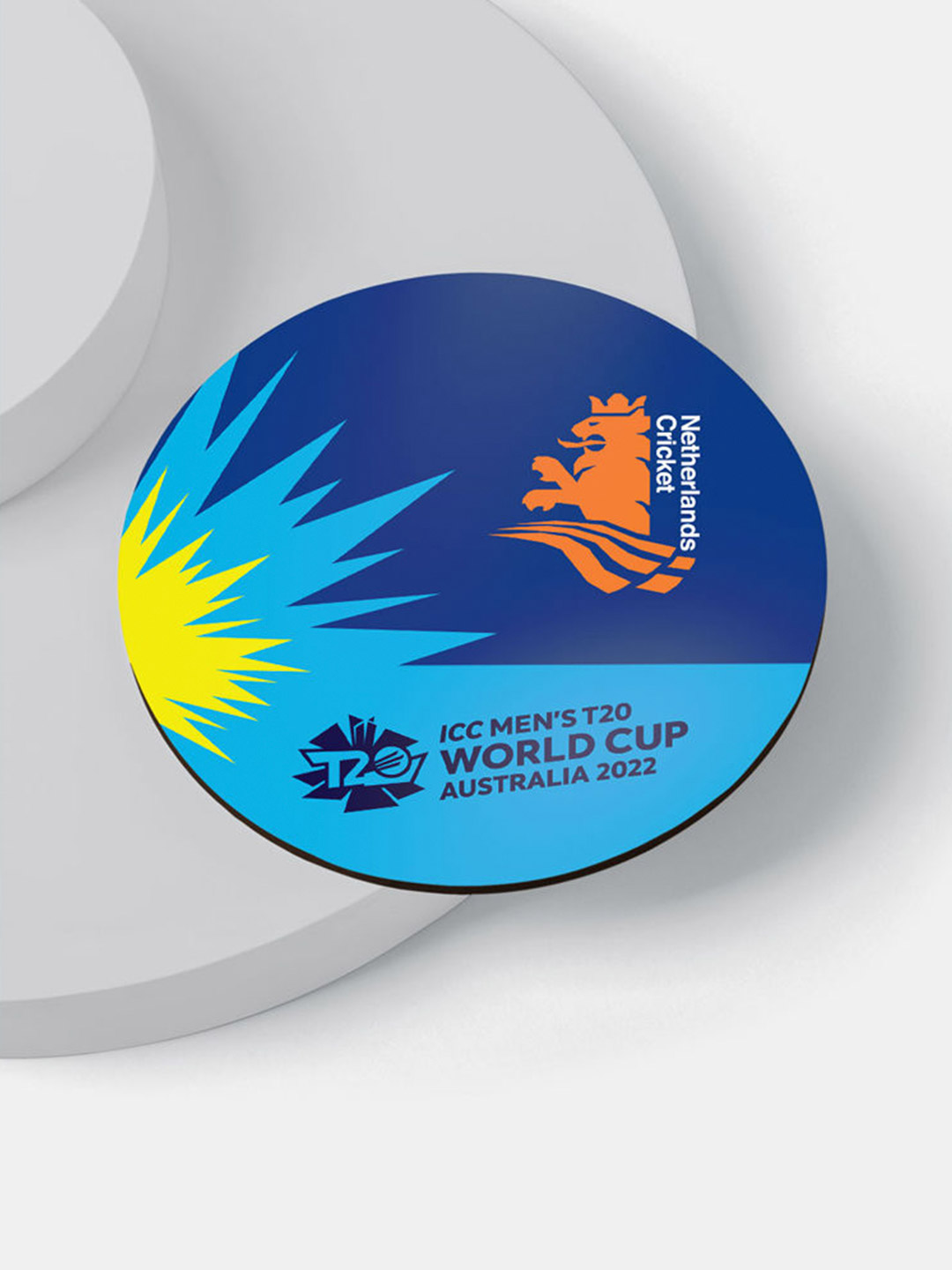 Netherlands Team Netherlands ICC T20 Circle Coaster (5)