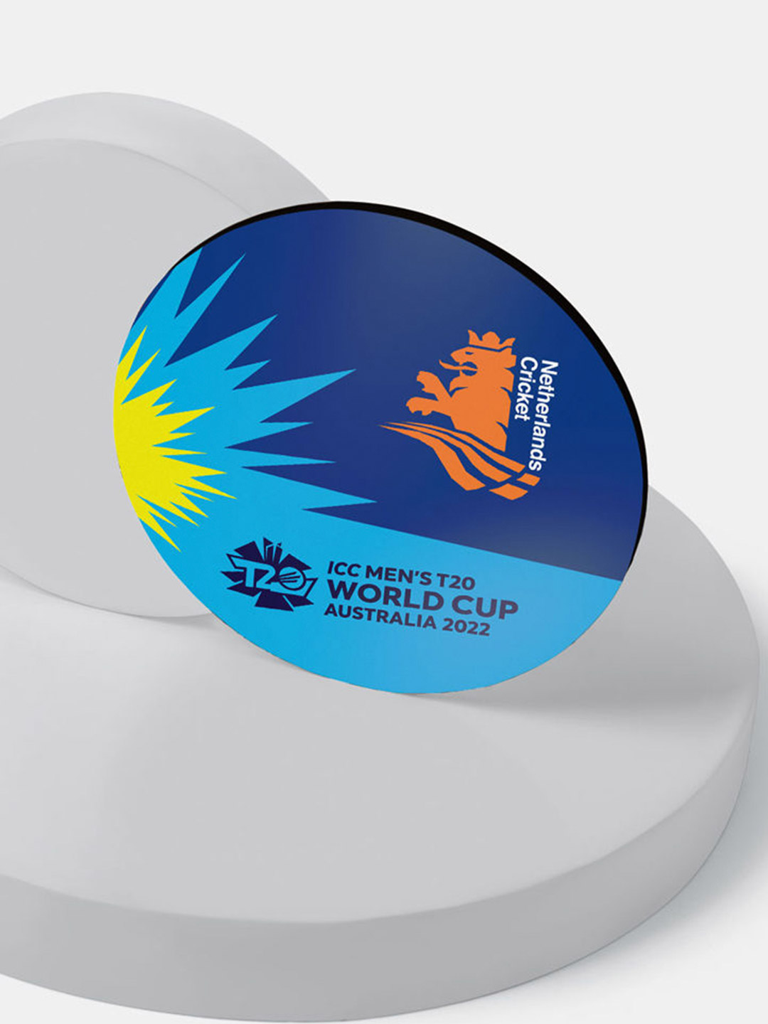 Netherlands Team Netherlands ICC T20 Circle Coaster (1)