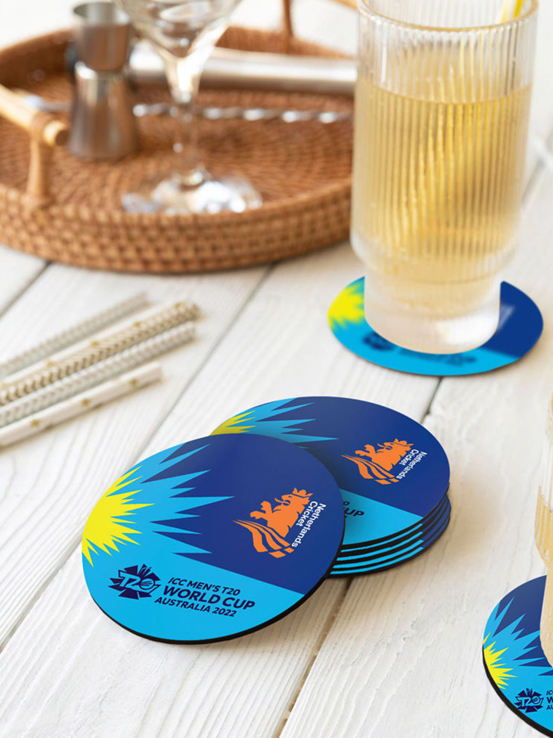 Netherlands Team Netherlands ICC T20 Circle Coaster (3)