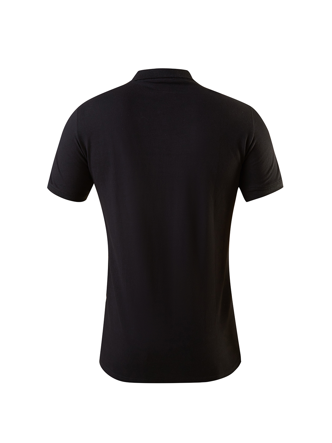 New Zealand ICC Champions Trophy 2025 Men White and Black Printed Colorblocked Half Sleeves Polo Collar Cotton T-Shirt (6)