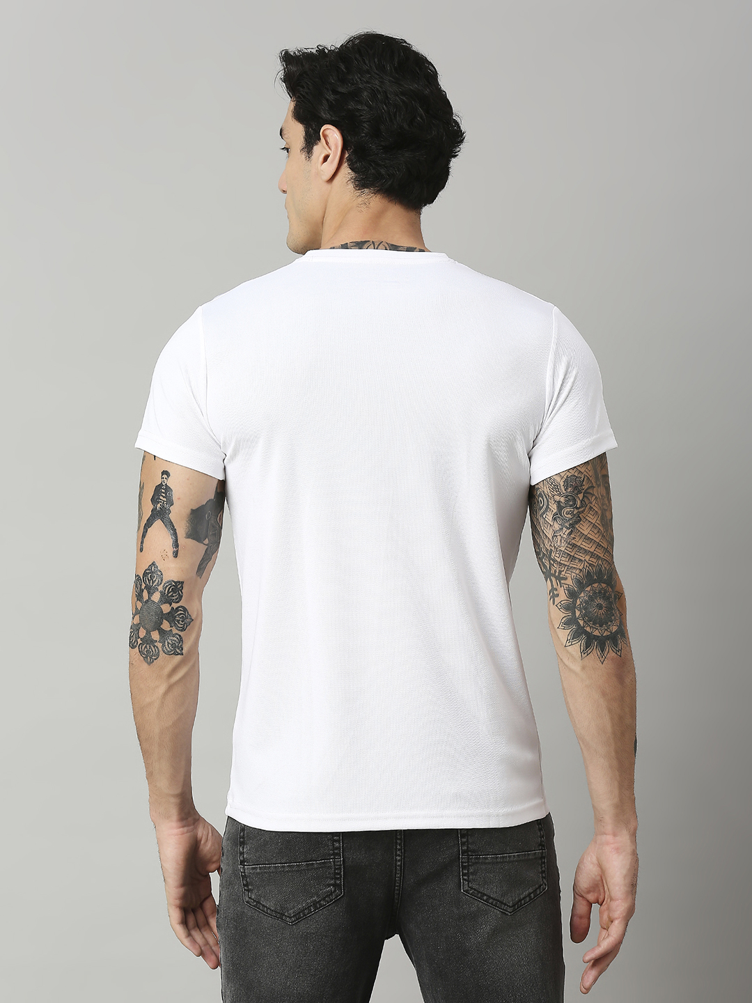 New Zealand ICC Men's T20 WC-24 White Typography Half Sleeves Round Neck Polyester T-Shirt  (4)