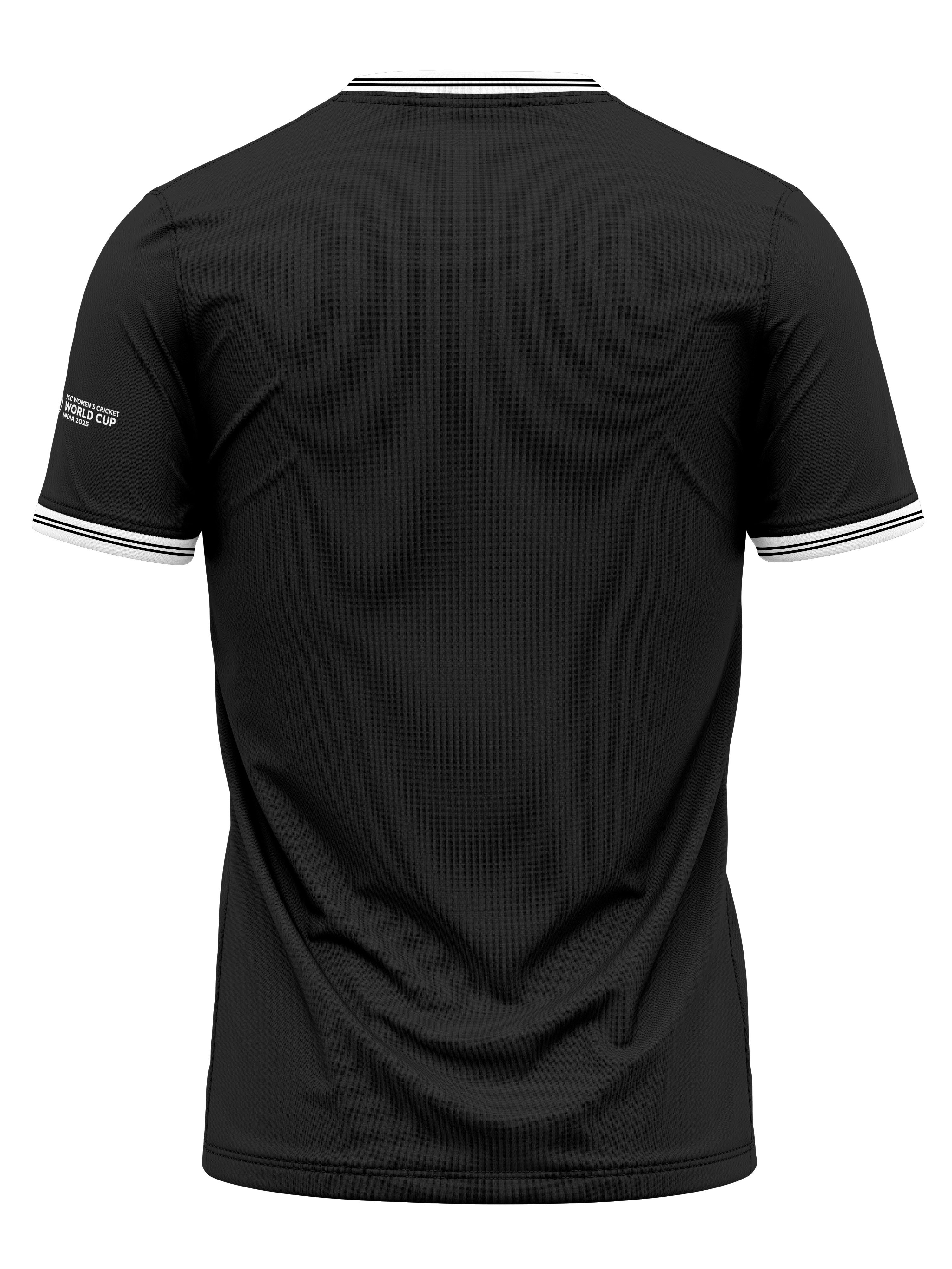 New Zealand ICC Women's Cricket World Cup 2025 Unisex Black Graphic Printed T-Shirt (4)