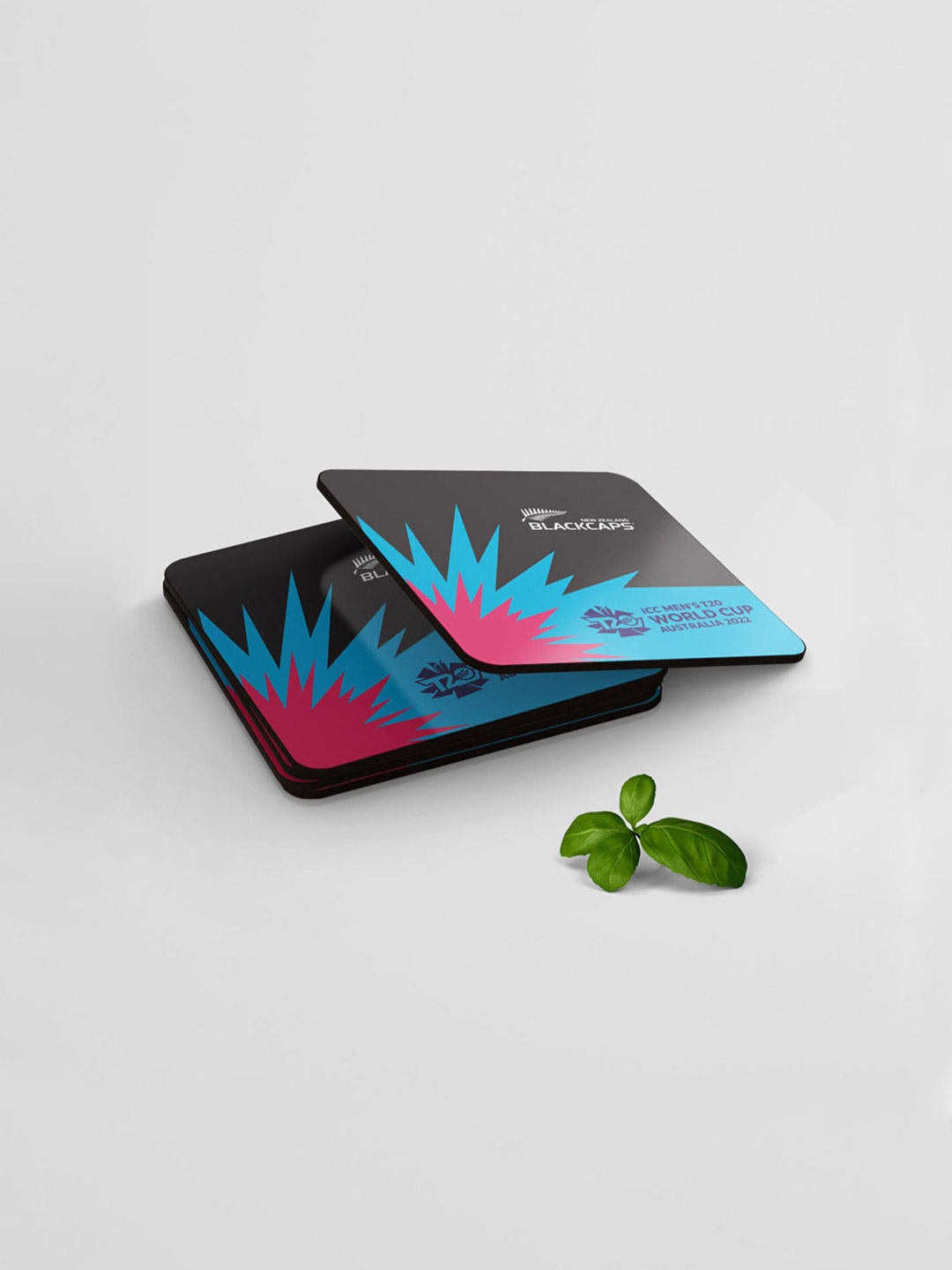 New Zealand Team New Zealand ICC T20 Square Coaster (3)