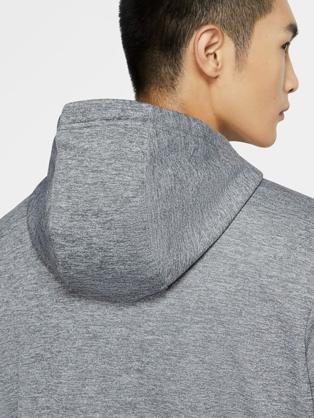 Nike Men Grey Therma Solid Hoodies (1)