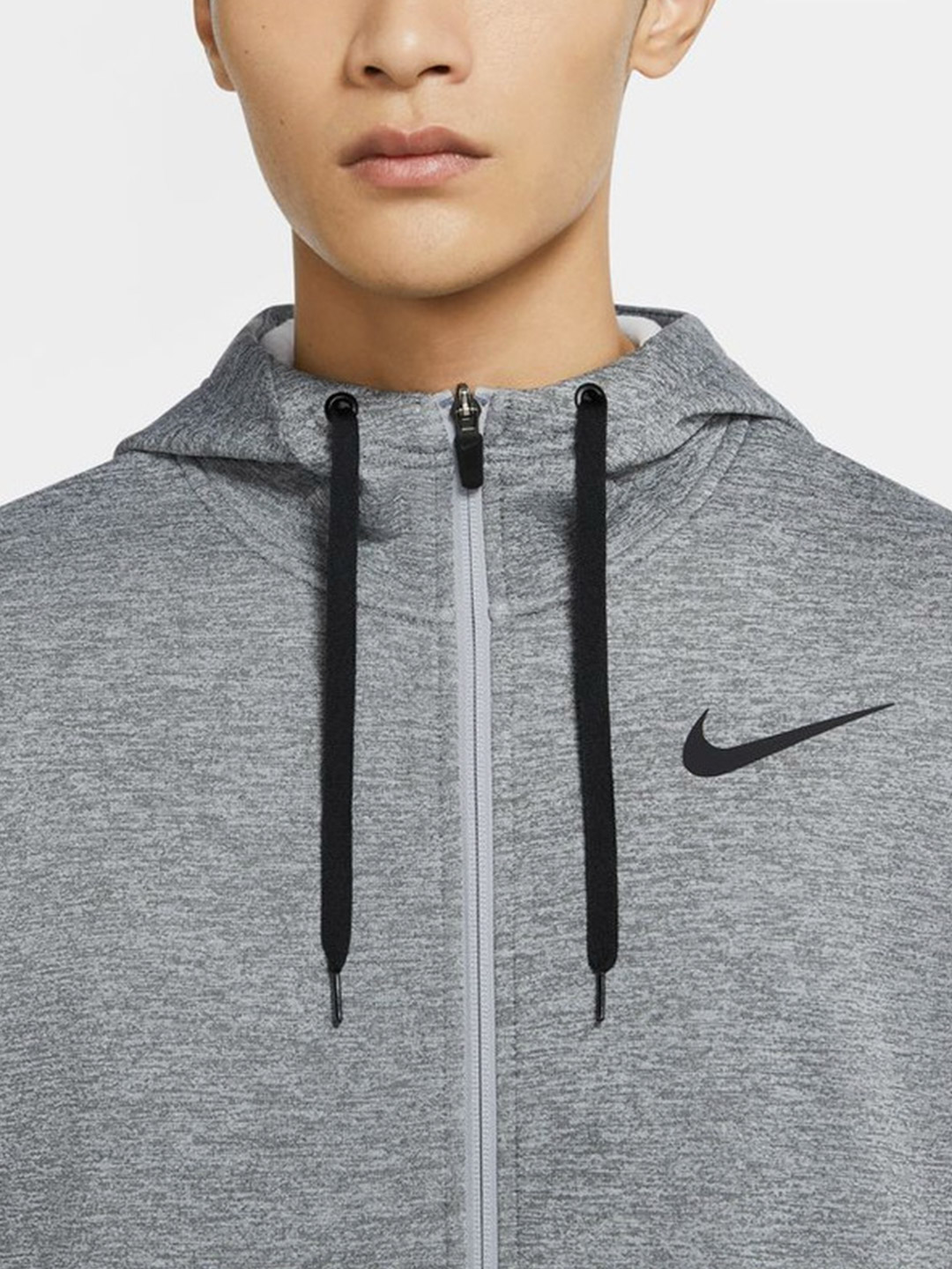Nike Men Grey Therma Solid Hoodies (3)