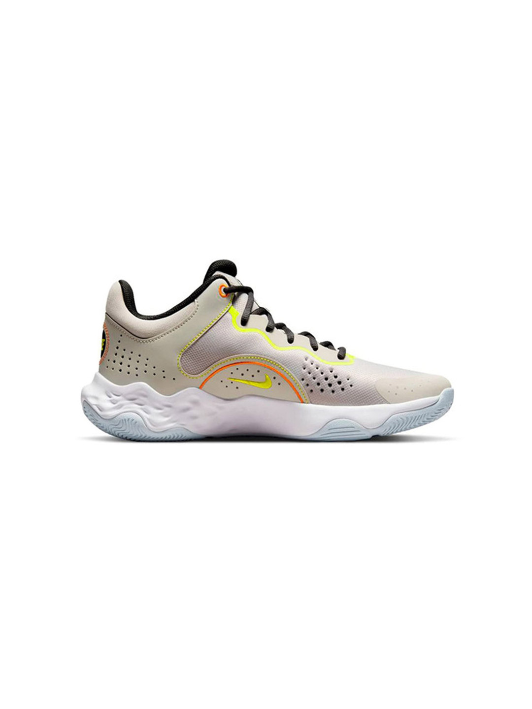 Nike Men Silver & White Fly.By Mid 3 Sport Shoes (1)