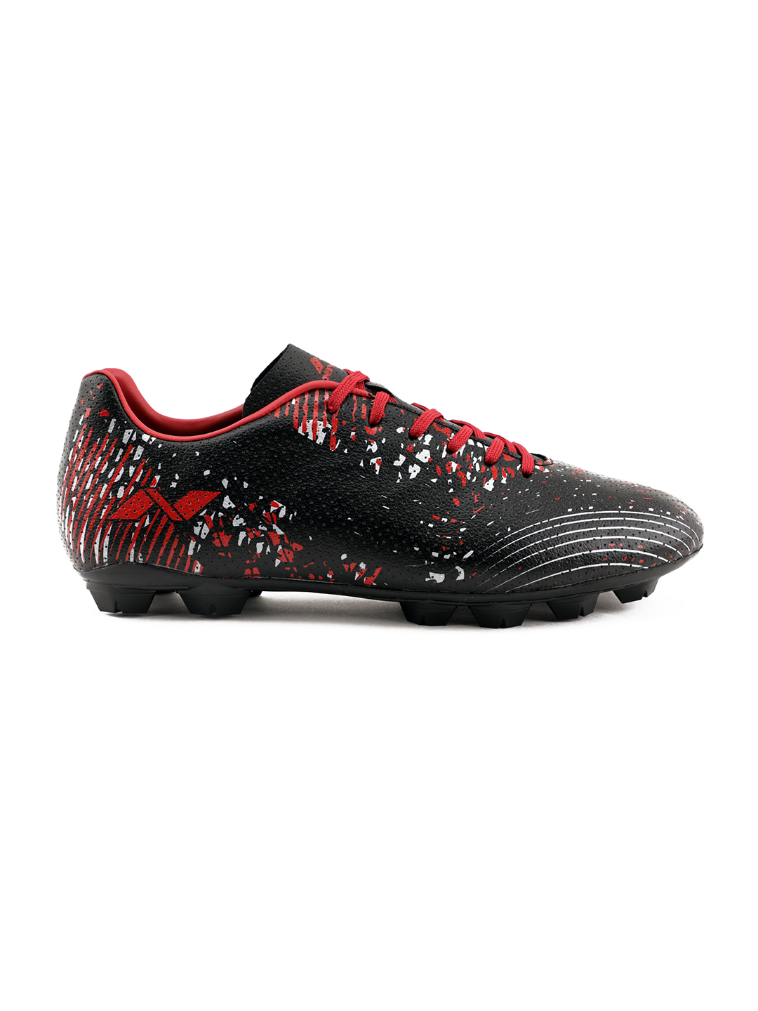 Nivia Men Black and Red Goal Power Football Shoes (1)