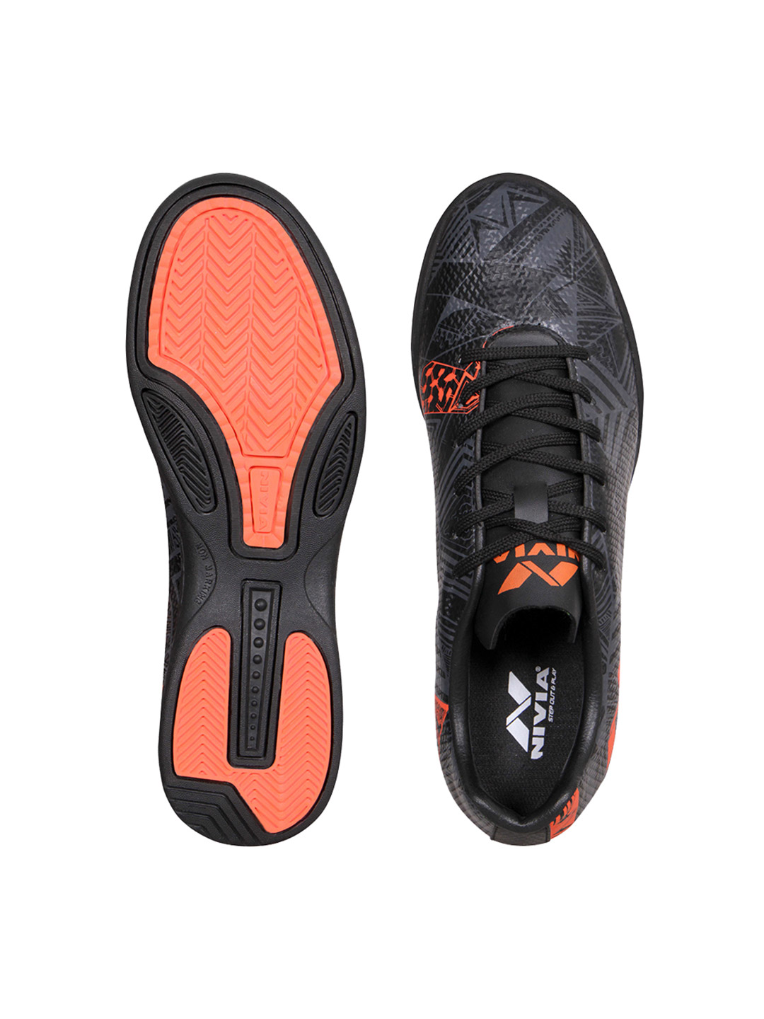 Nivia Men Black Force Futsal Football Shoes (1)