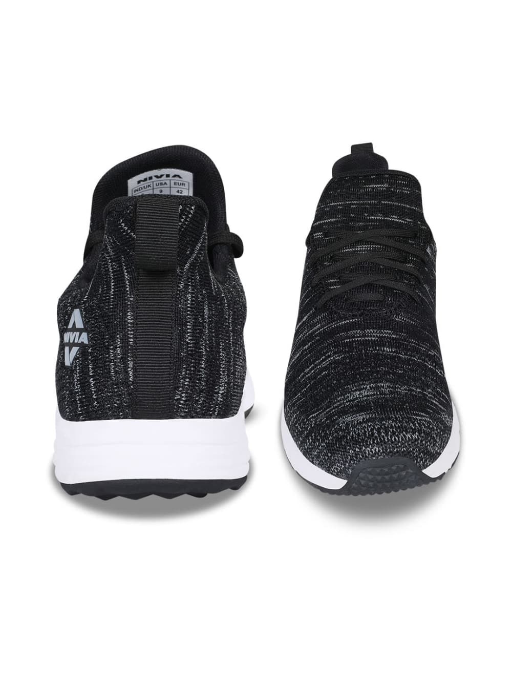 Nivia Men Black Impulse Knitted Running Shoes (5)