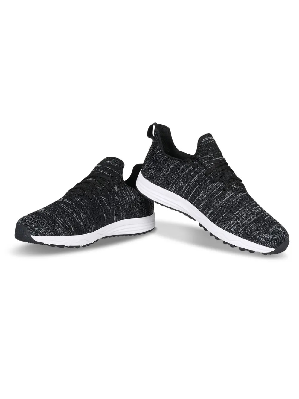Nivia Men Black Impulse Knitted Running Shoes (7)