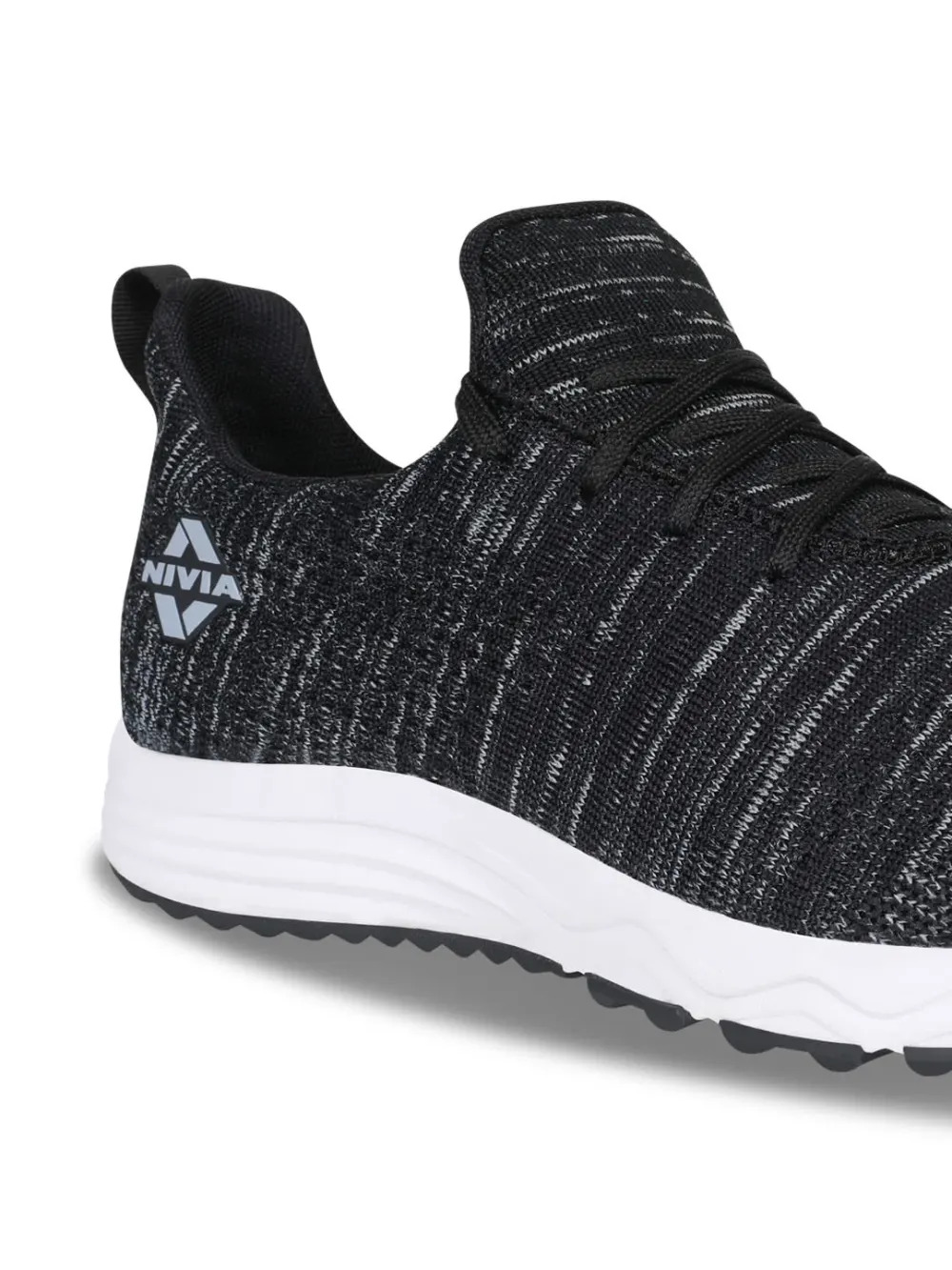 Nivia Men Black Impulse Knitted Running Shoes (10)