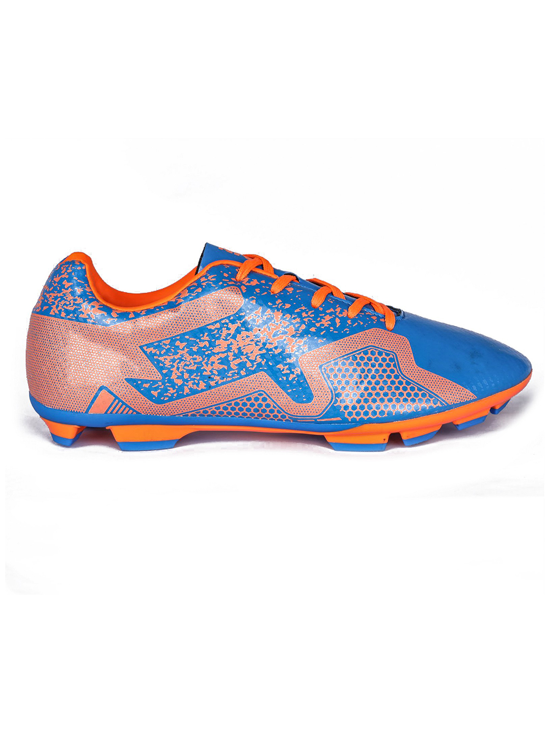 Nivia Men Blue and Red Brace Football Shoes (1)