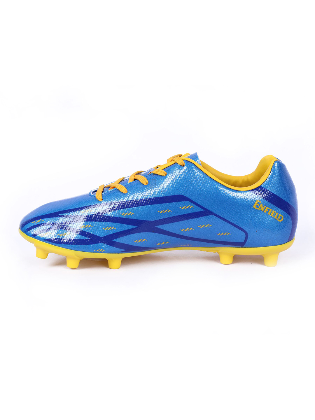 Nivia Men Blue and Yellow Enfield Football Shoes (5)