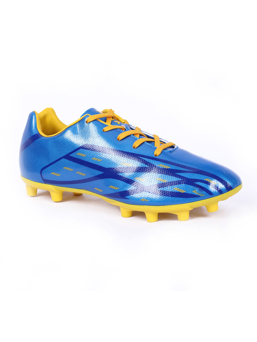 Nivia Men Blue and Yellow Enfield Football Shoes (6)