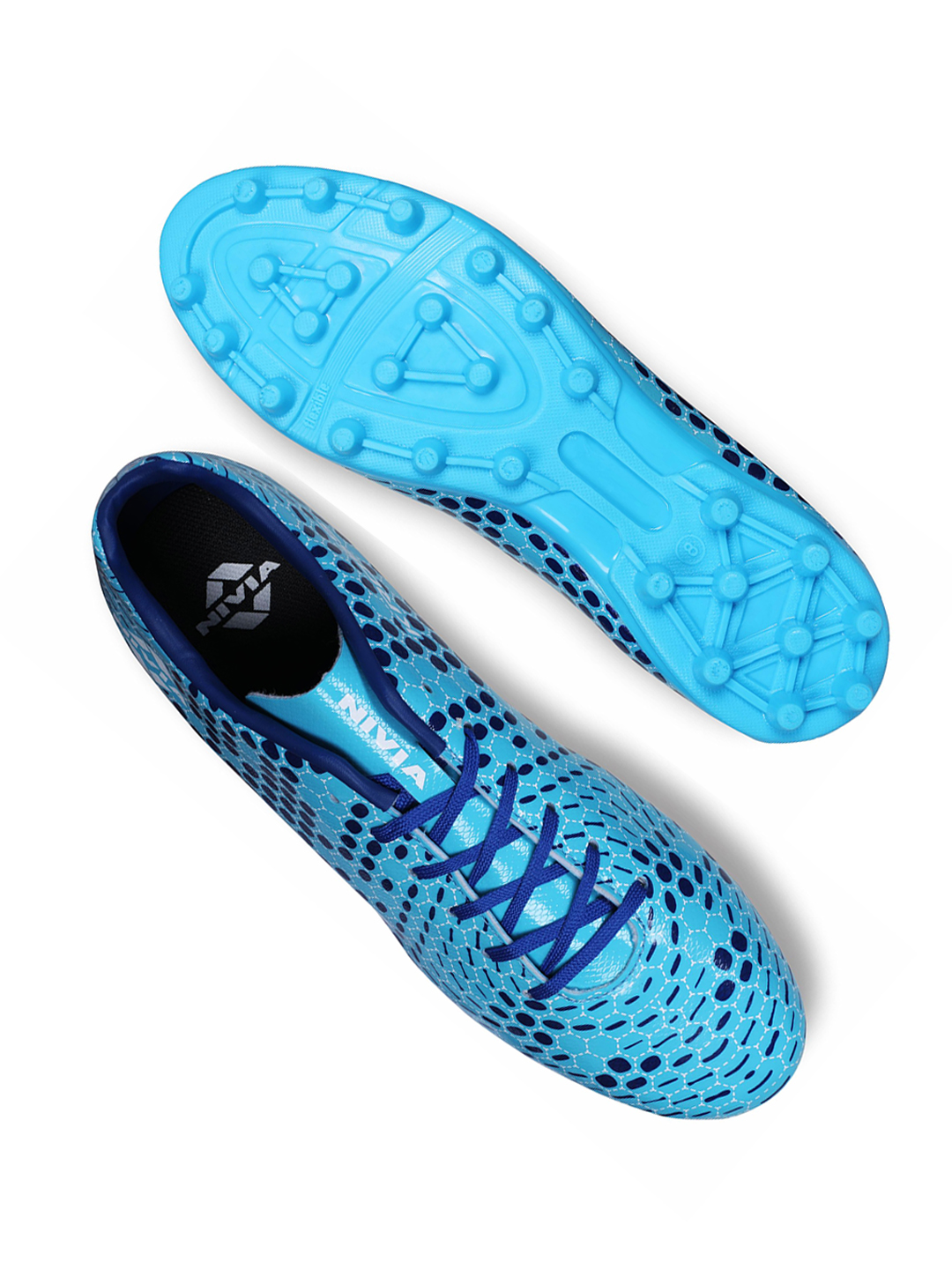 Nivia Men Blue Kross Football Shoes (6)