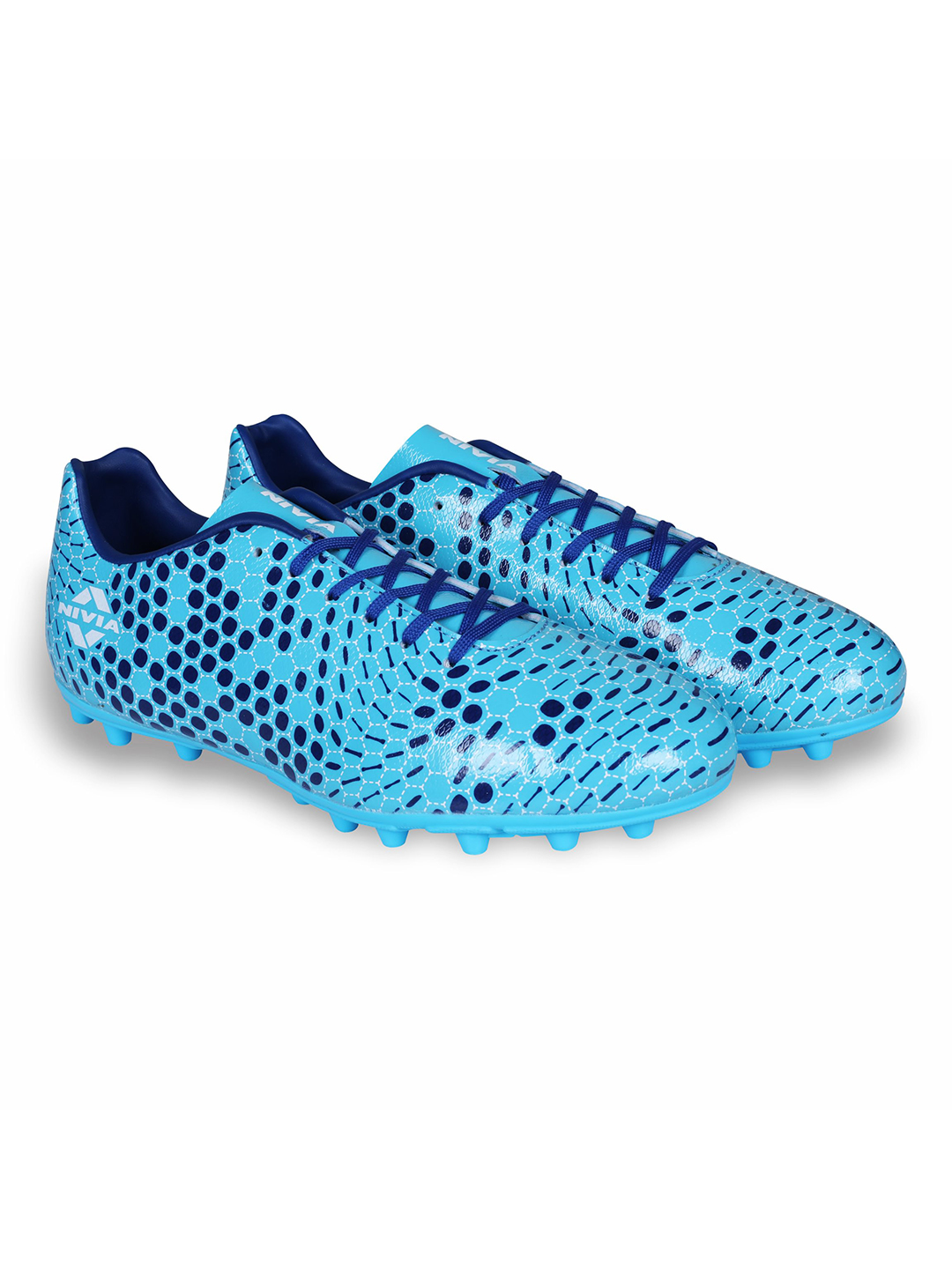 Nivia Men Blue Kross Football Shoes (2)
