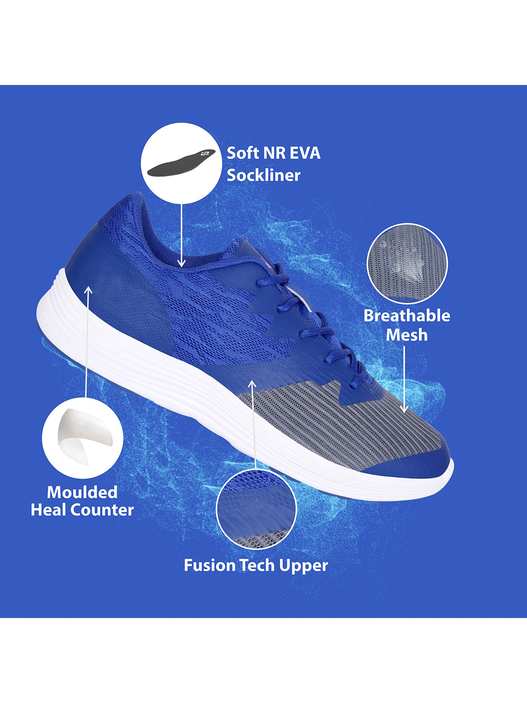 Nivia Men Blue Street Runner Running Shoes (4)