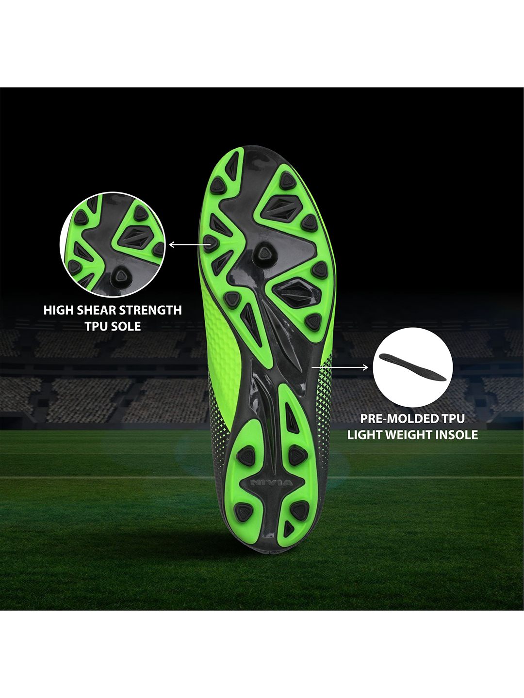 Nivia Men Green Ashtang Football Shoes (7)
