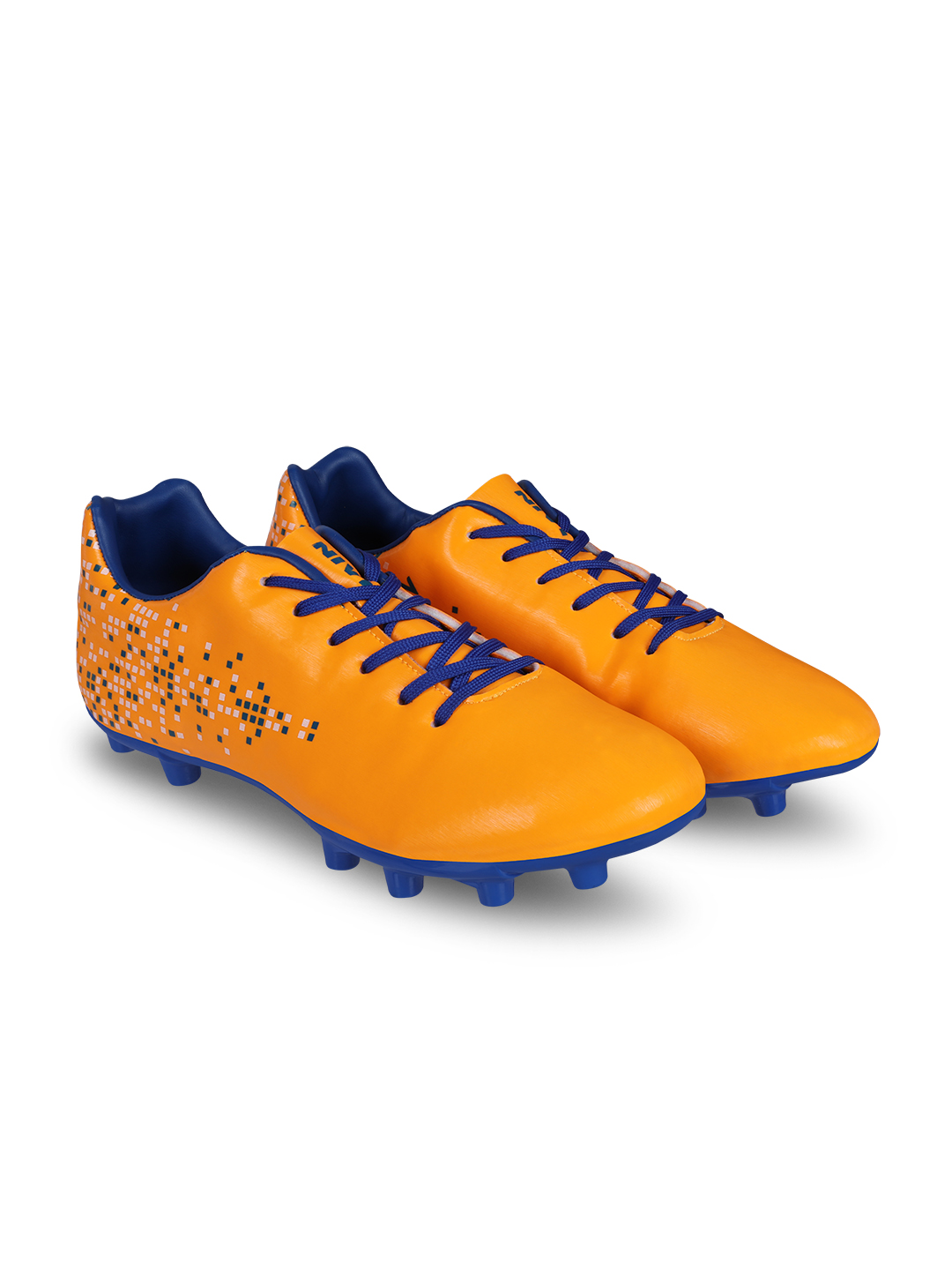 Nivia Men Orange and Blue Passion Football Shoes (5)