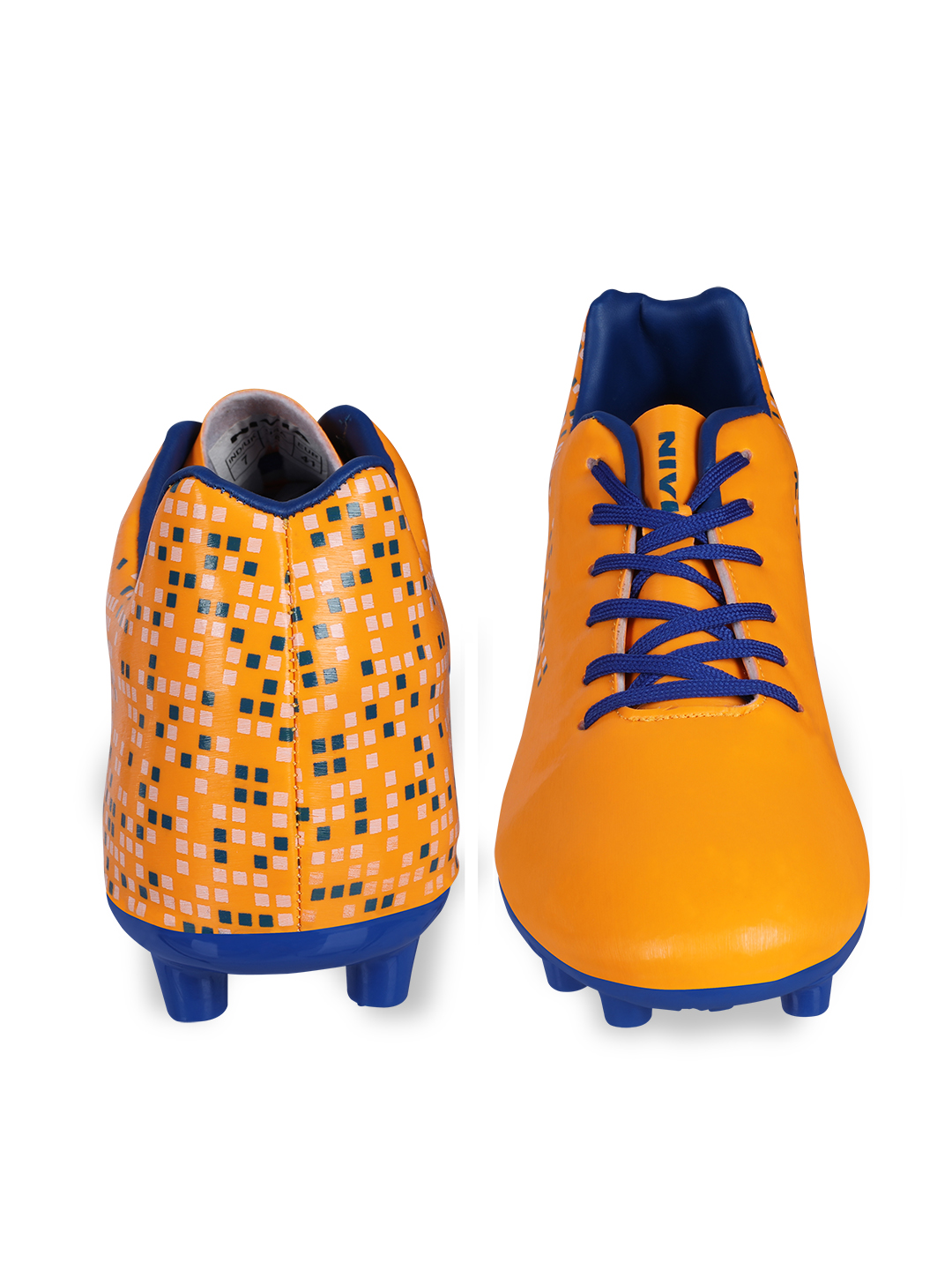 Nivia Men Orange and Blue Passion Football Shoes (6)