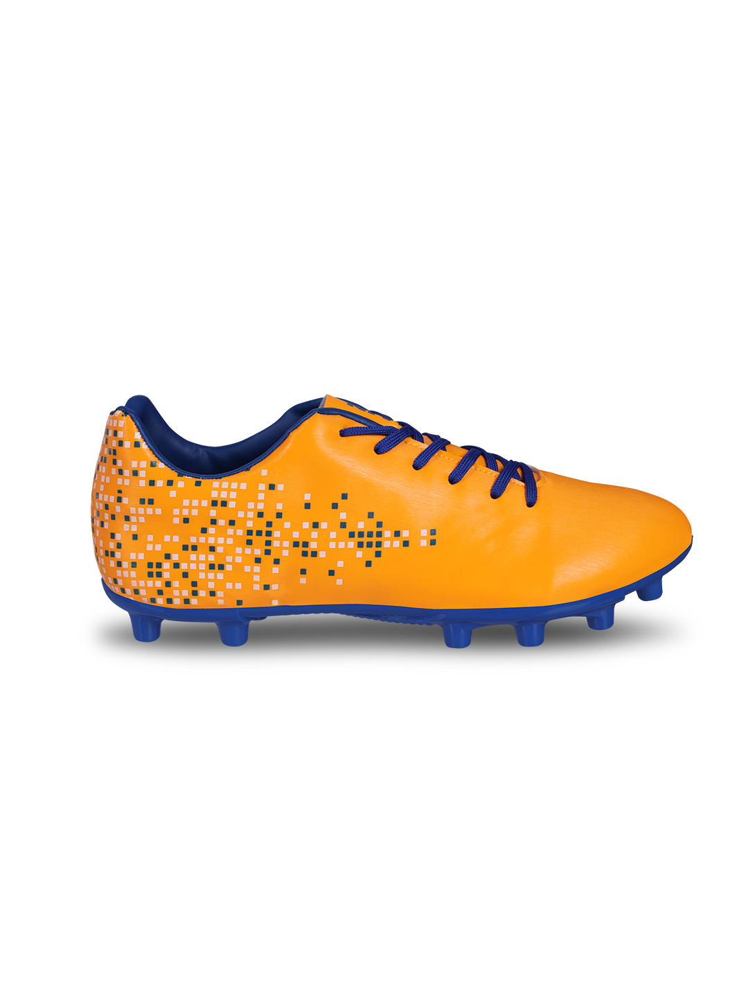 Nivia Men Orange and Blue Passion Football Shoes (1)