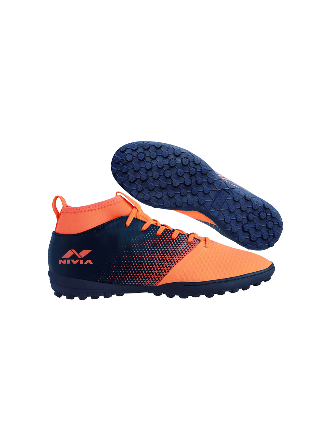 Nivia Men Orange Ashtang Turf Football Shoes (3)