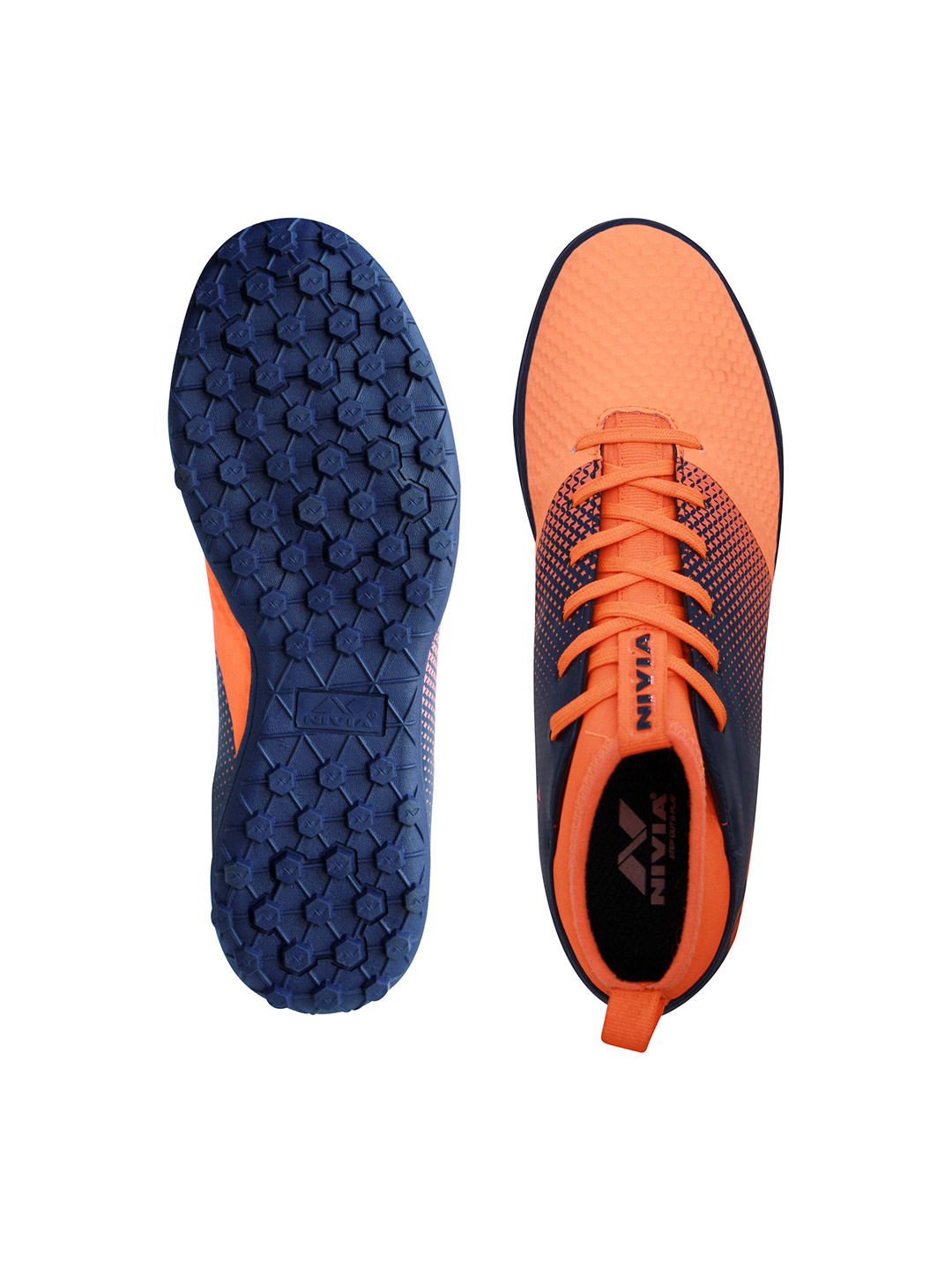 Nivia Men Orange Ashtang Turf Football Shoes (4)