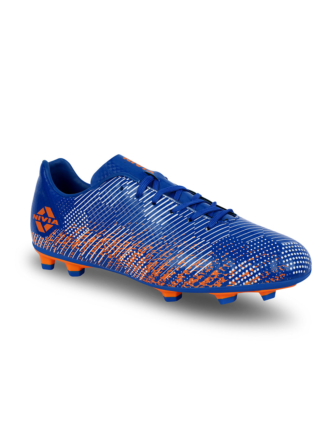 Nivia Men R.Blue and Orange Encounter 9.0 Football Shoes (1)