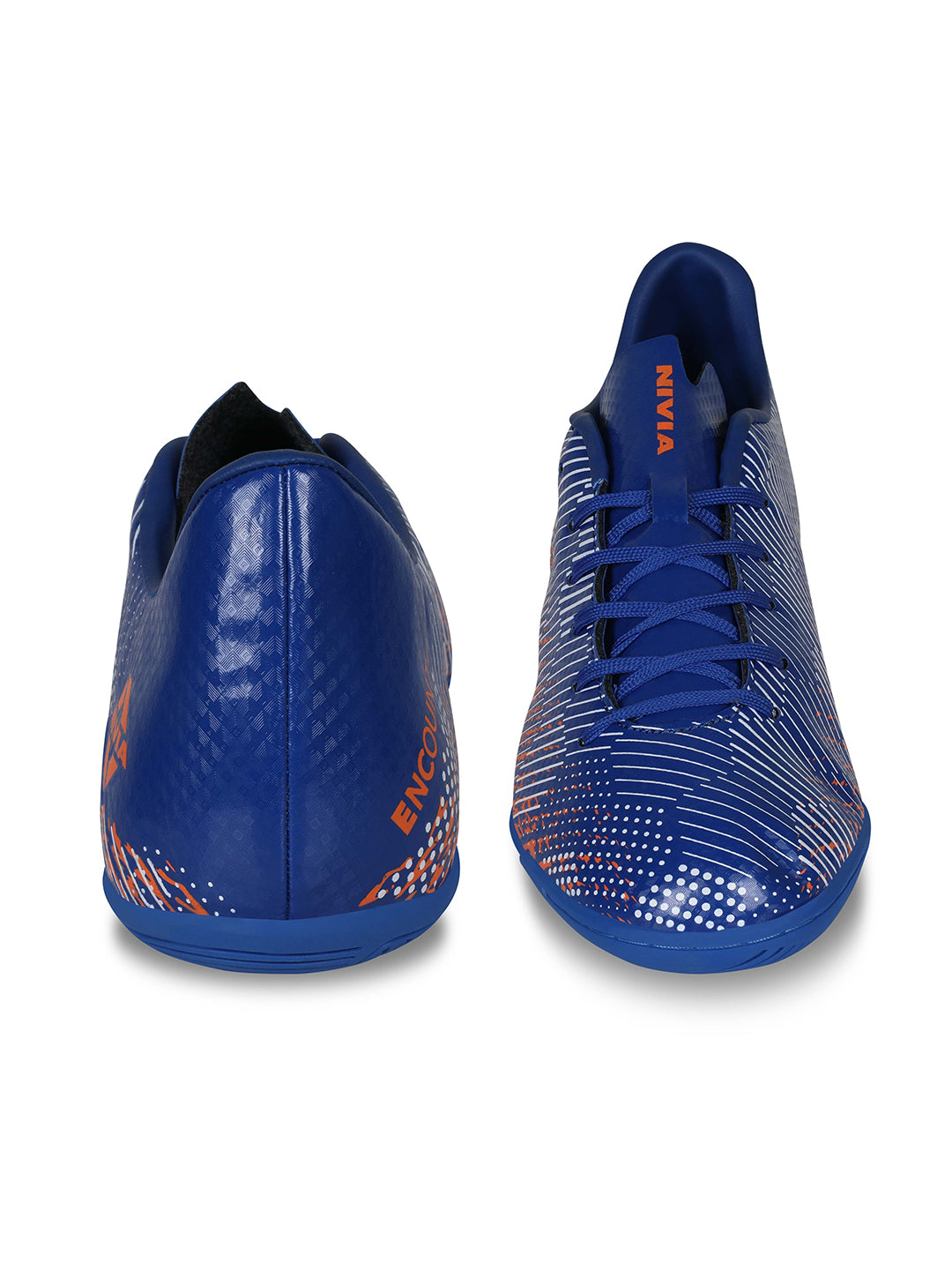Nivia Men Royal Blue-Orange Encounter 9.0 Futsal Football Shoes (4)
