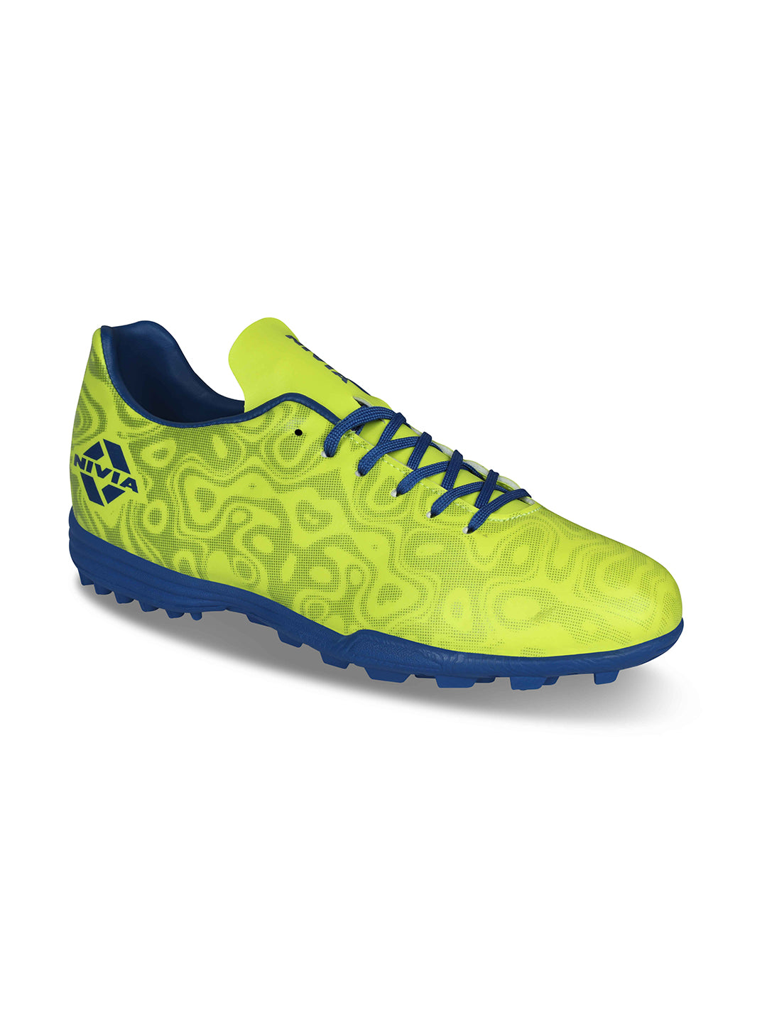 Nivia Men Sulfhur Green Carbonite 5.0 Turf Football Shoes (1)