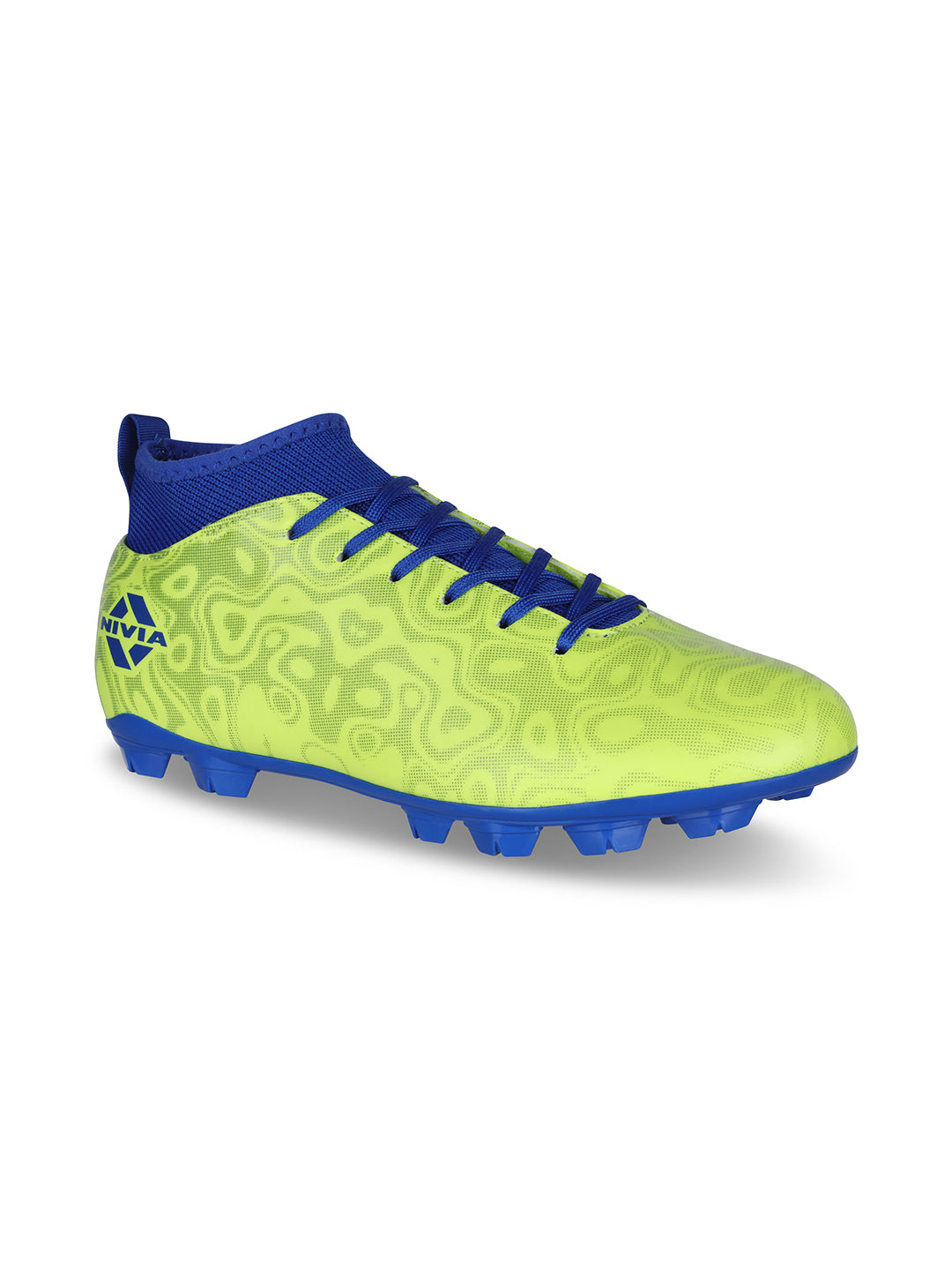 Nivia Men Sulfhur Green Pro Carbonite 5.0  Football Shoes (2)