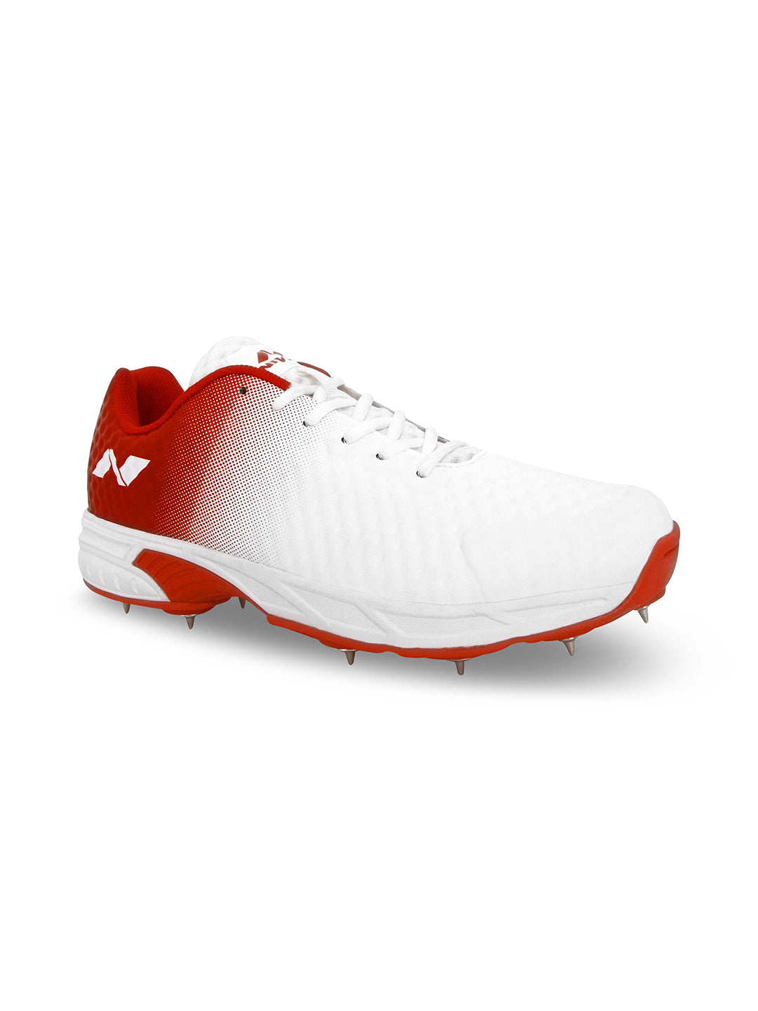 Nivia Men White and Red Crick-1000 (Bowling) Sport Shoes (2)
