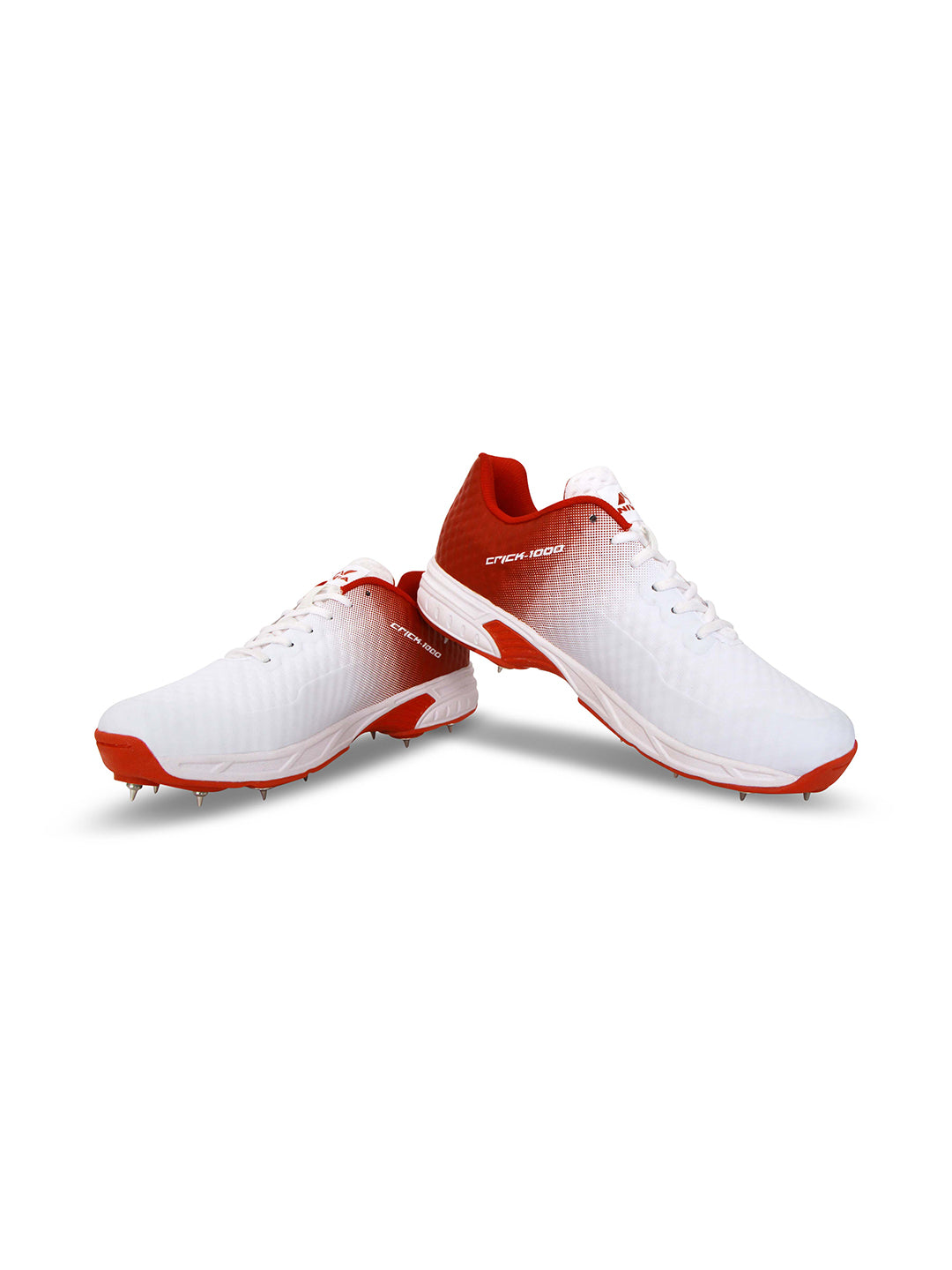 Nivia Men White and Red Crick-1000 (Bowling) Sport Shoes (3)