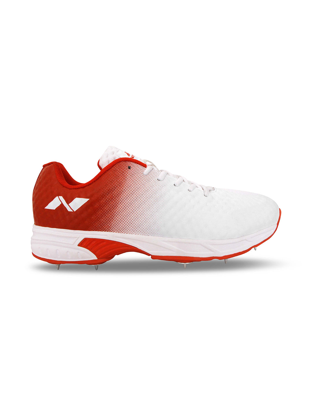 Nivia Men White and Red Crick-1000 (Bowling) Sport Shoes (1)
