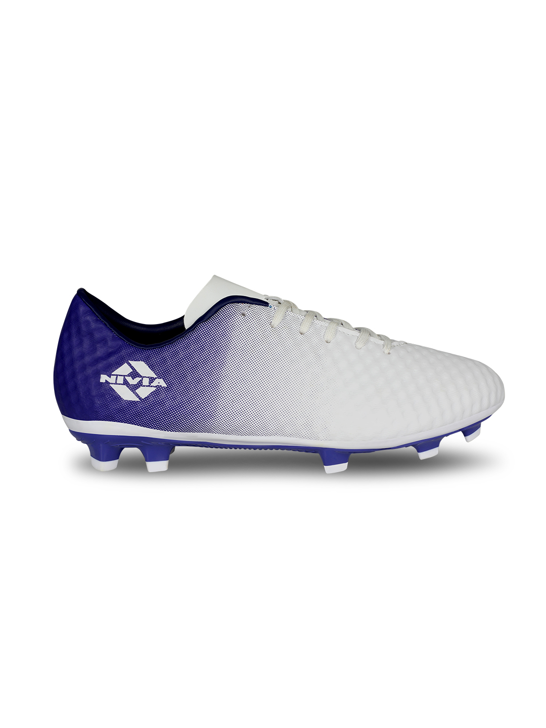 Nivia Men White & Purple Oslar Football Shoes (2)
