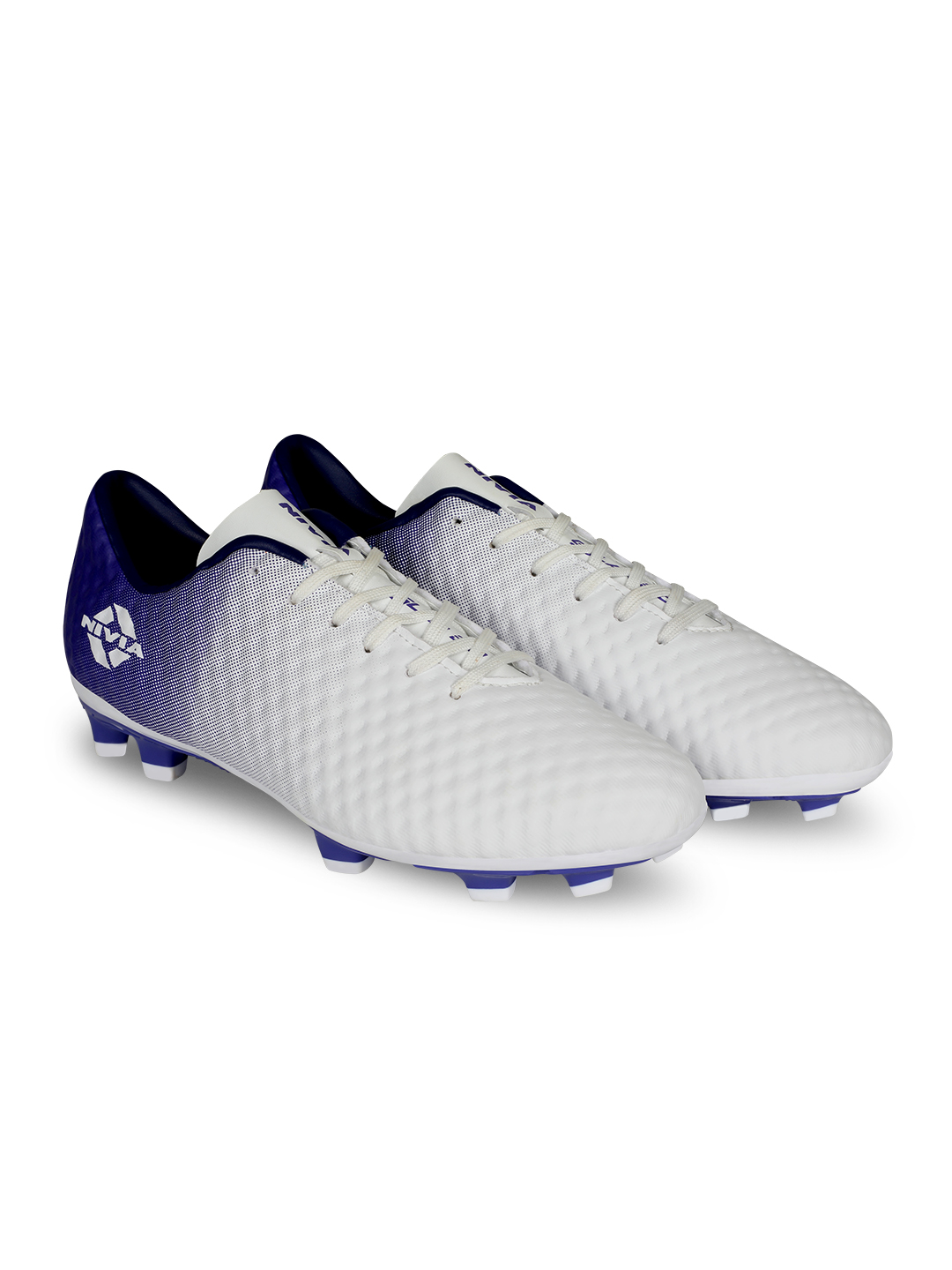 Nivia Men White & Purple Oslar Football Shoes (6)