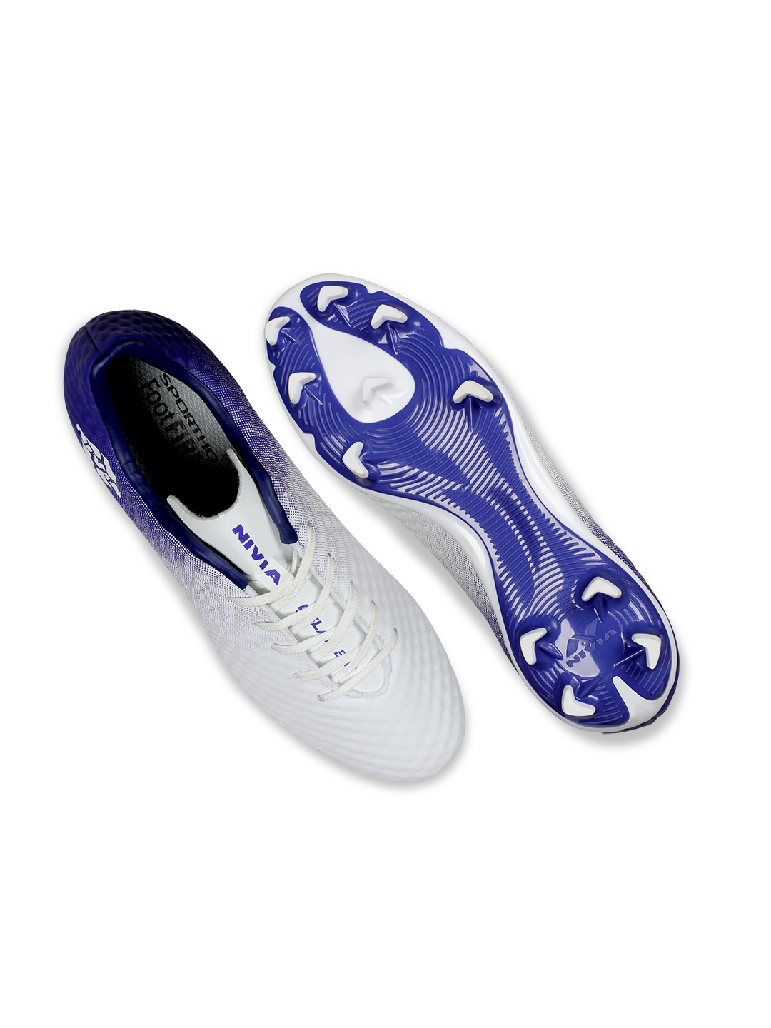 Nivia Men White & Purple Oslar Football Shoes (7)